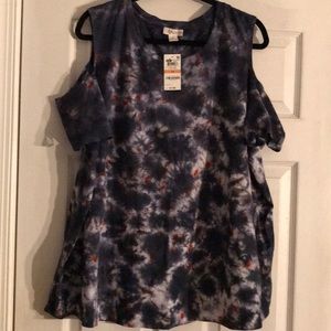 NWT. Cold shoulder top. Style & Co from Macy’s